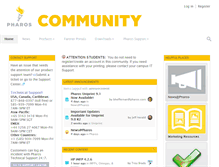 Tablet Screenshot of community.pharos.com